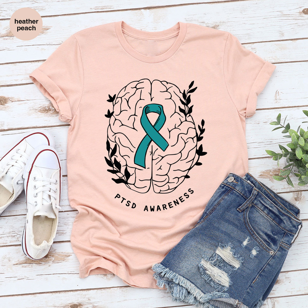 PTSD Awareness Shirt, PTSD Survivor Gifts, Warrior T Shirt, Post-Traumatic Stress Disorder, Mental Health Shirt, Anxiety Support Outfit - 3.jpg