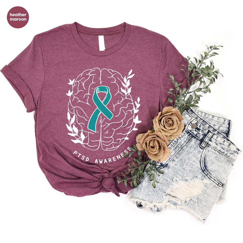 PTSD Awareness Shirt, PTSD Survivor Gifts, Warrior T Shirt, Post-Traumatic Stress Disorder, Mental Health Shirt, Anxiety Support Outfit - 7.jpg