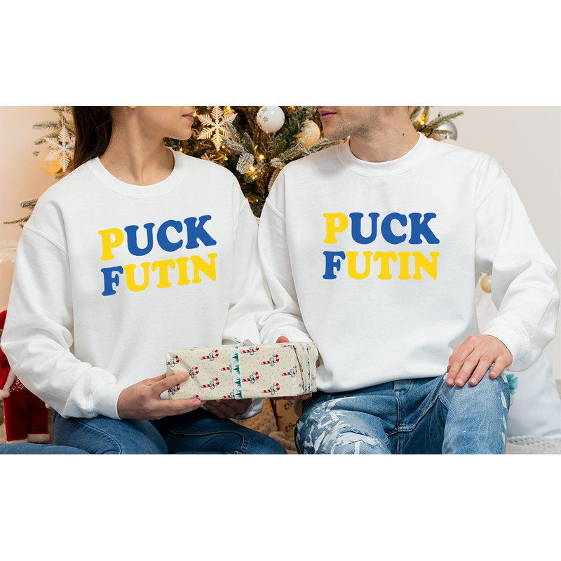 Puck Futin Sweatshirt, Ukraine T-Shirt, Support Ukraine Shirt, Ukraine Flag Tee, Stand with Ukraine Shirt, Political Shirt, Ukraine Tee - 5.jpg