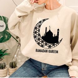 ramadan crewneck sweatshirt, muslim hoodies and sweaters, fasting long sleeve shirt, muslim gift, religious tees, gift f