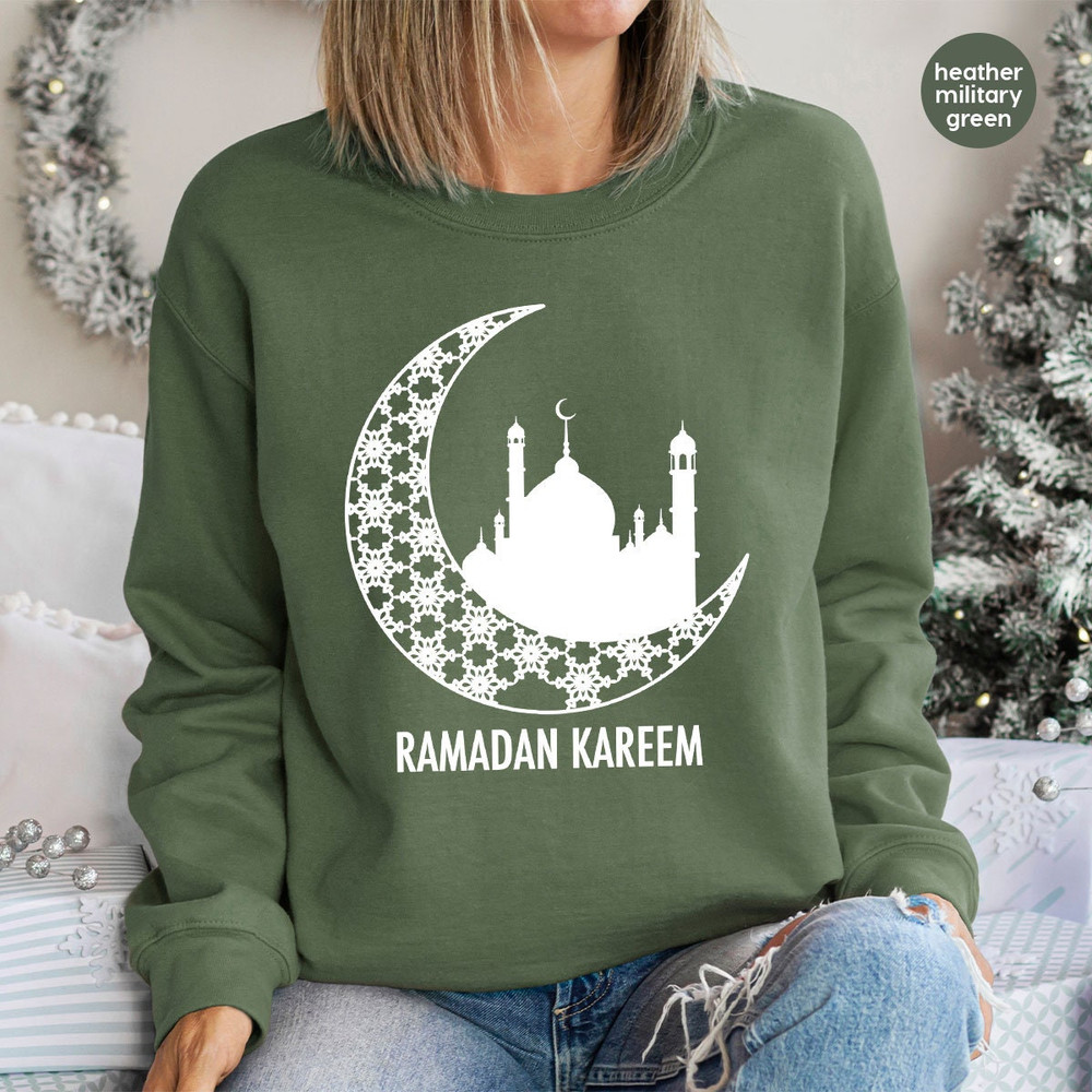 Ramadan Crewneck Sweatshirt, Muslim Hoodies and Sweaters, Fasting Long Sleeve Shirt, Muslim Gift, Religious Tees, Gift for Her, Faith Hooded - 7.jpg