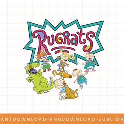 rugrats group play time logo png, sublimate, digital print