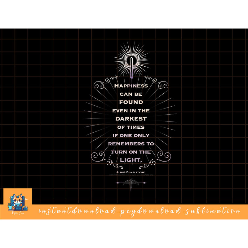 Harry Potter Dumbledore Happiness Can Be Found Quote png, sublimate, digital download.jpg