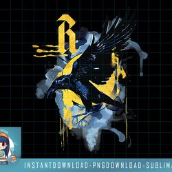 Harry Potter Deathly Hallows 2 Ravenclaw Paint Splatter Logo png, sublimate, digital download