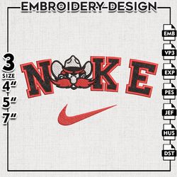Nike Texas Tech Red Raiders Embroidery Designs, NCAA Embroidery Files, Texas Tech Red Raiders Machine Embroidery Files