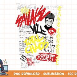 disney snow white evil queen graffiti png, sublimation, digital print