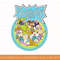Rugrats Group Rainbow Circles Classic Title Graphic T-Shirt png, sublimate, digital print.jpg