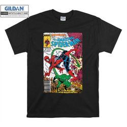 marvel spider-man classic retro comic t shirt hoodie hoody t-shirt tshirt s-m-l-xl-xxl-3xl-4xl-5xl oversized men women u