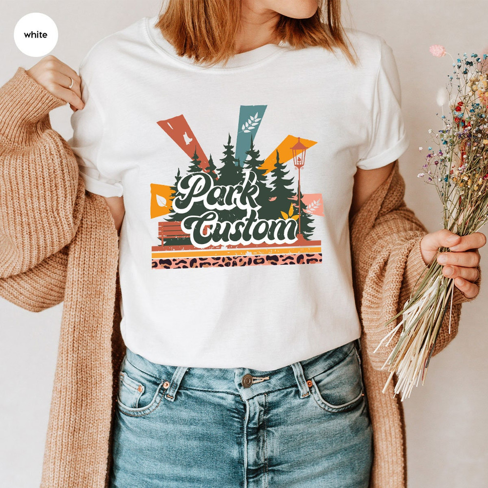 Retro Custom National Park Shirts for Family Camping Trip, Matching Family Adventure Tees, Custom National Park Gifts, Leopard Graphic Tees - 7.jpg