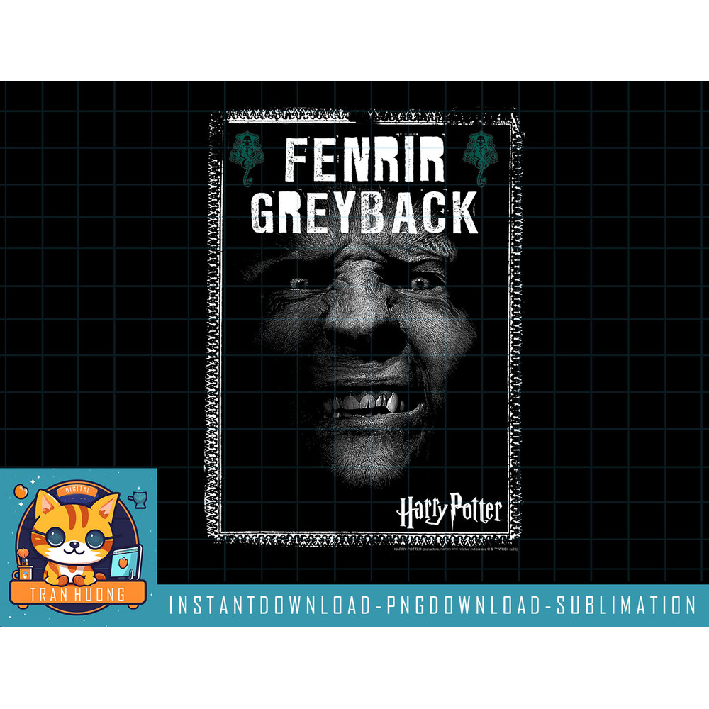 Harry Potter Fenrir Greyback Dark Portrait png, sublimate, digital download.jpg