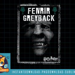 harry potter fenrir greyback dark portrait png, sublimate, digital download