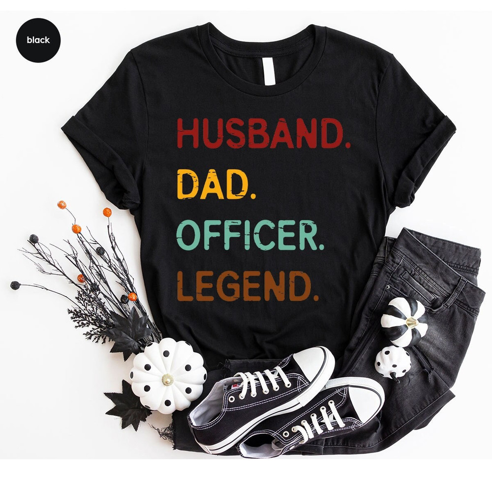 Retro Dad Sweatshirt, Husband Dad Officer Legend Shirt, Husband Gifts, Officer Gifts, Vintage Dad Shirts, Fathers Day Gifts, Officer TShirts - 1.jpg