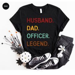 retro dad sweatshirt, husband dad officer legend shirt, husband gifts, officer gifts, vintage dad shirts, fathers day gi