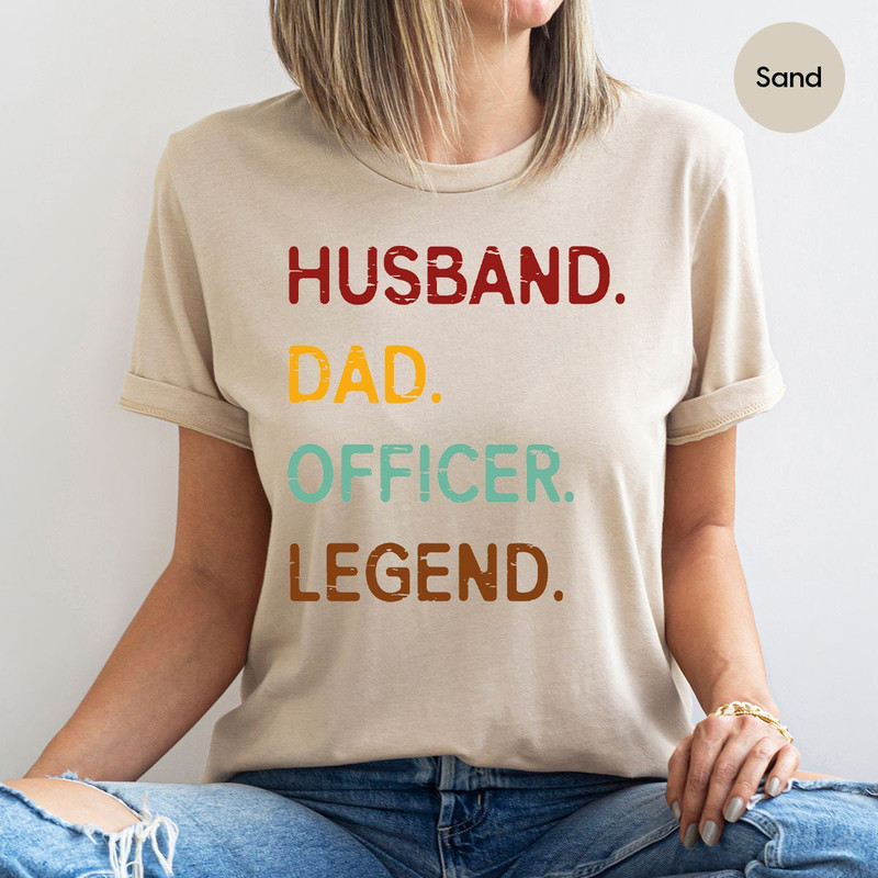 Retro Dad Sweatshirt, Husband Dad Officer Legend Shirt, Husband Gifts, Officer Gifts, Vintage Dad Shirts, Fathers Day Gifts, Officer TShirts - 5.jpg