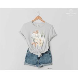 graphic tee shirt | floral graphic tee | trendy graphic shirt for women | aesthetic clothing | boho oversized style