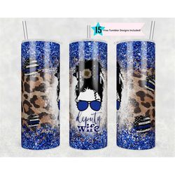 20 oz skinny tumbler sublimation design template