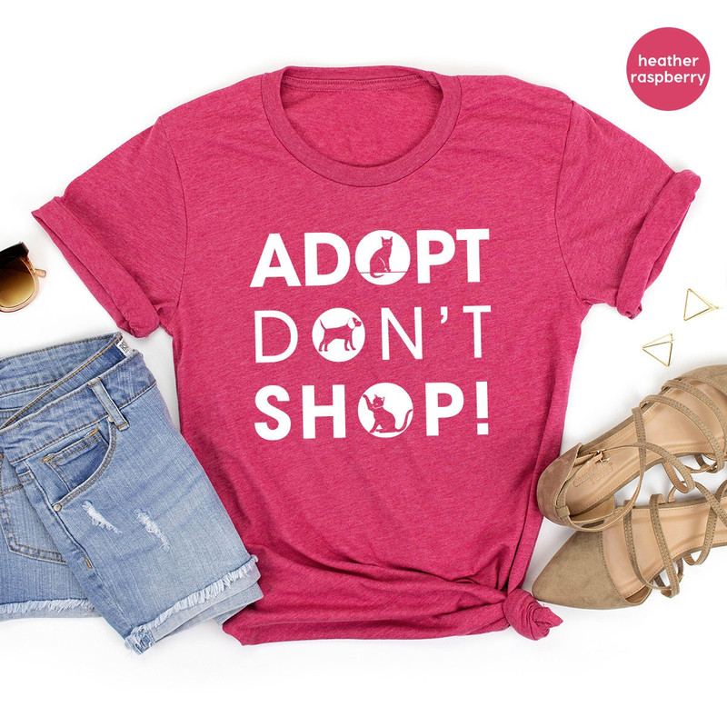 Save Animals Shirt, Animal Rights T Shirt, Adopt Don't Shop Tee, Fur Mama Tee, Animal Rescue Shirt, Animal Lover Gift, Adoption Pet Shirt, - 5.jpg