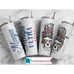 ultra maga 20 oz skinny tumbler wrap, patriotic wrap