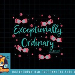 harry potter floating luna lovegood glasses png, sublimate, digital download