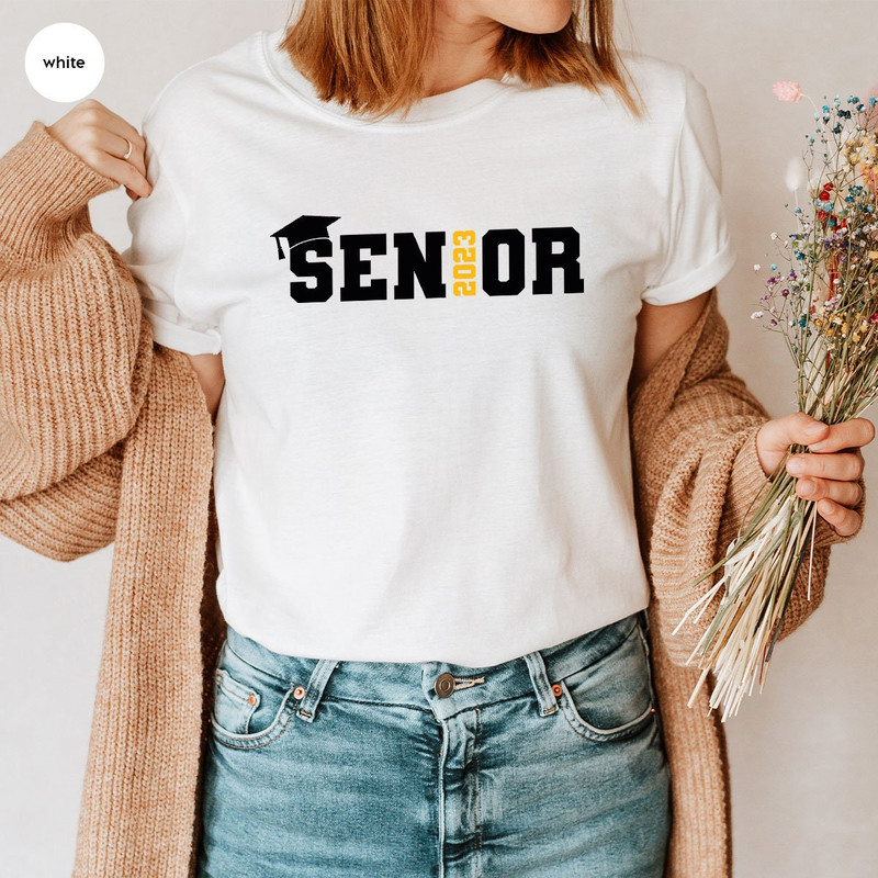 Senior 2023 Shirt, Graduation Hat Graphic Tees, Class of 2023 Sweatshirt, Grad 2023 Senior Gifts, Graduation Party TShirts, Senior Year Tees - 6.jpg