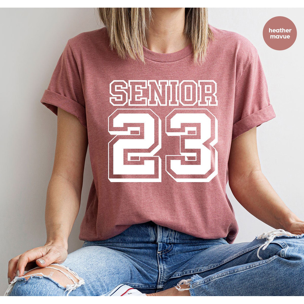 Senior 2023 Sweatshirt for Graduation Gifts for Students, Class of 2023 T Shirt, Back to School Senior Year Cotton Crewneck Sweatshirt - 4.jpg