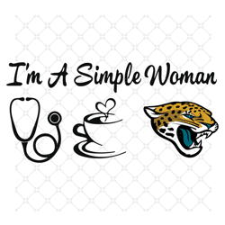 i am a simple woman jaguars svg, sport svg, jagu