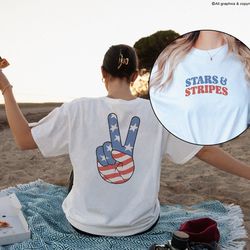 4th of july tee, retro usa shirt , retro americ