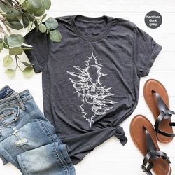 skeleton graphic tees, skull t-shirt, halloween shirts, spooky season outfit, goth shirts, tshirts for men, unisex crewn