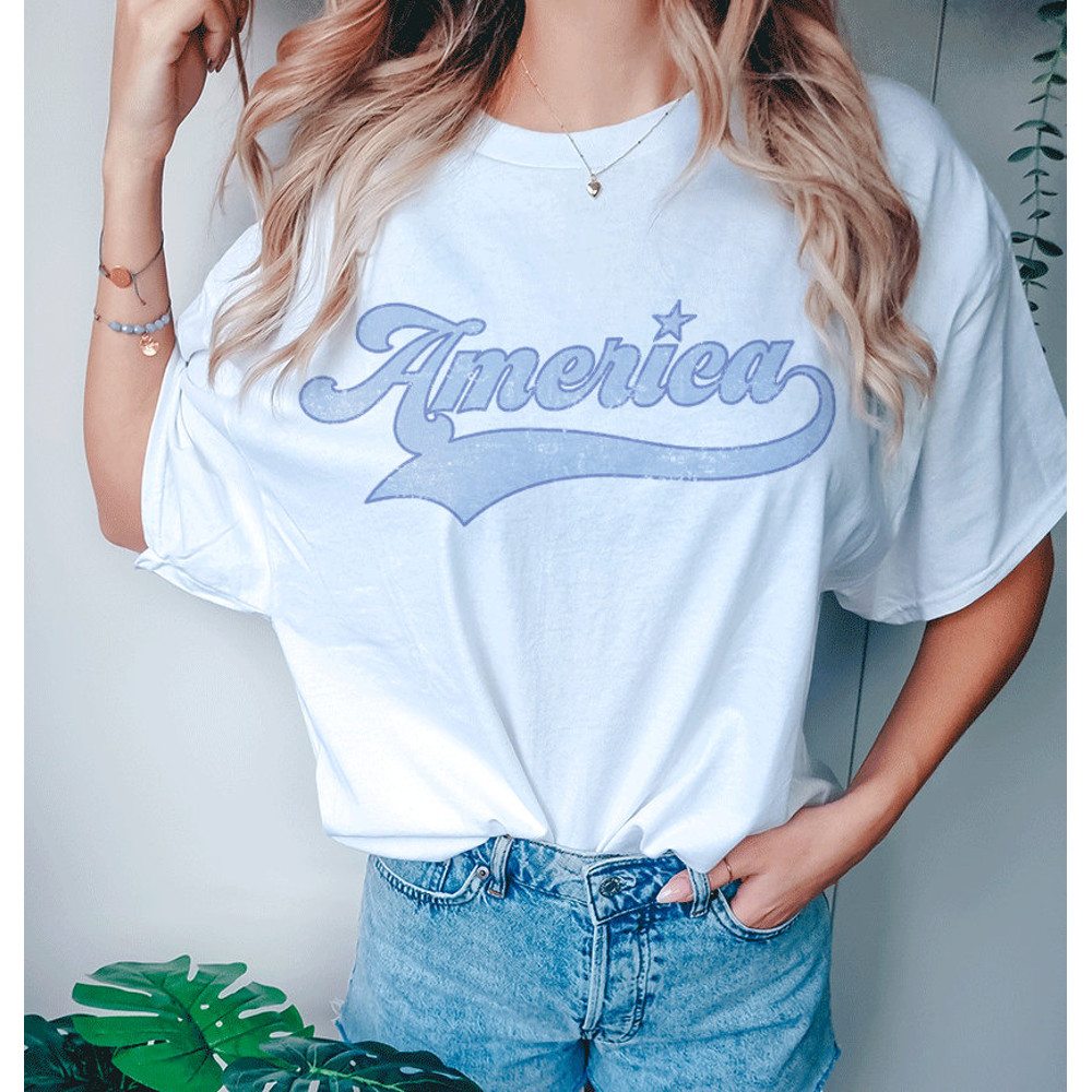 America Oversized T-Shirt, Retro America Shirt, 4th Of July Shirt, Memorial Day Shirt, Graphic Tee, USA Shirt - 3.jpg