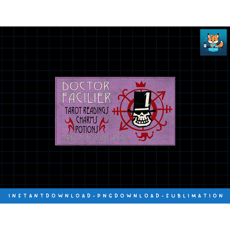 Disney Princess And The Frog Dr. Facilier Card T-Shirt png, sublimate, digital print.jpg