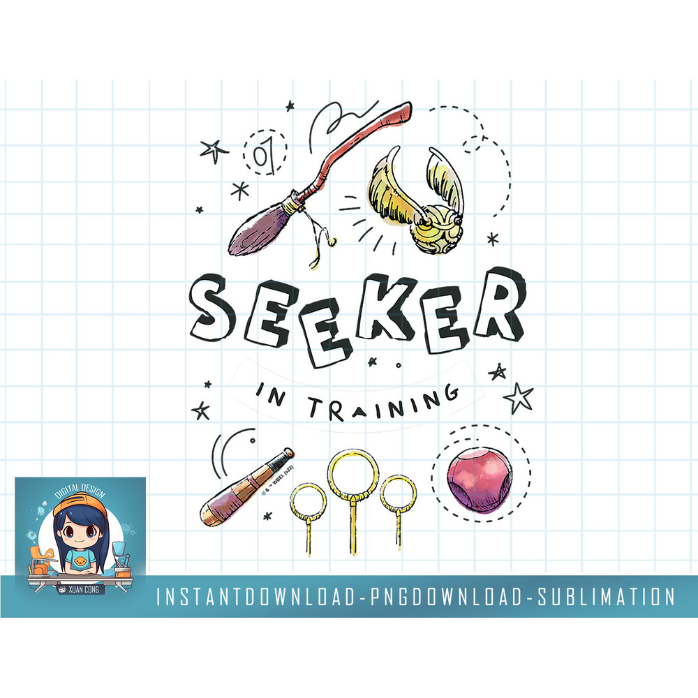 Harry Potter Deathly Hallows 2 Seeker In Training Icons png, sublimate, digital download.jpg