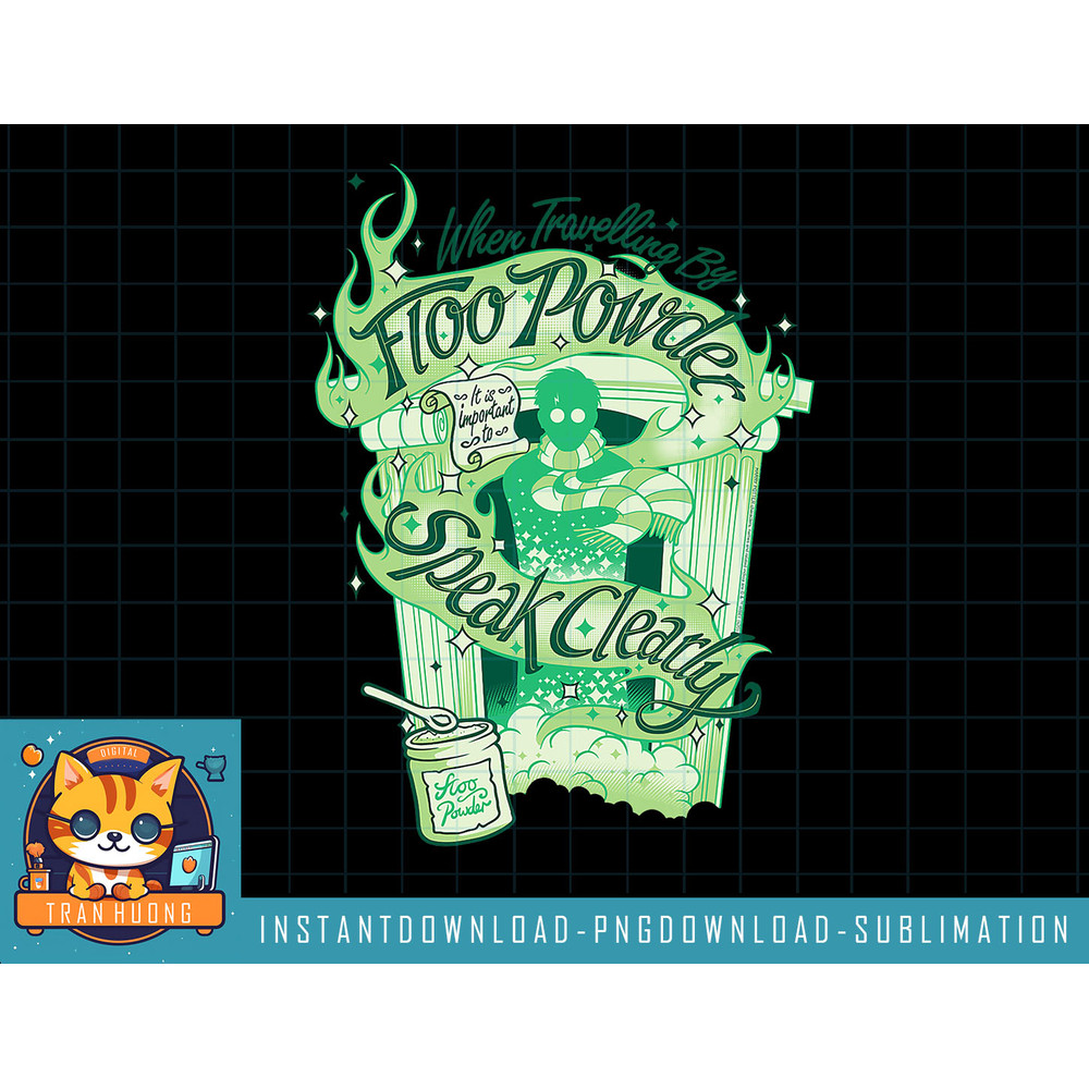 Harry Potter Floo Powder Speak Clearly png, sublimate, digital download.jpg