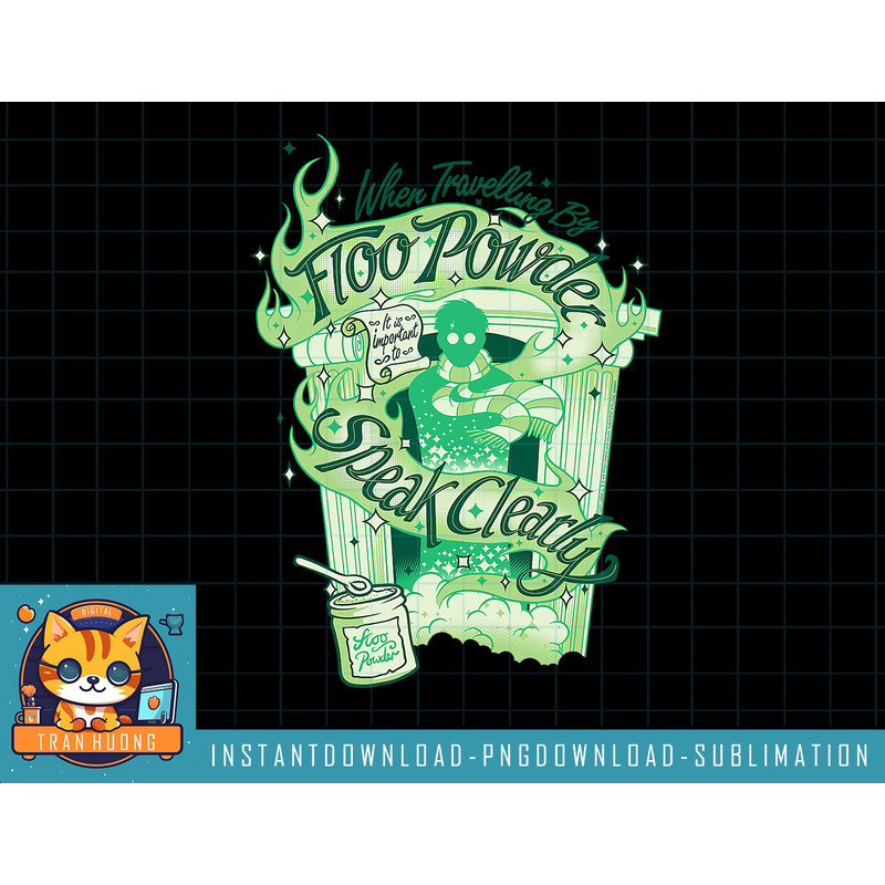 Harry Potter Floo Powder Speak Clearly png, sublimate, digital download.jpg