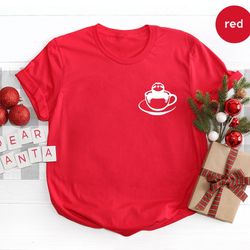 sloth pocket t-shirt, funny coffee gifts, cute animal graphic tees, cute sloth vneck t shirts, gifts for women, trendy k