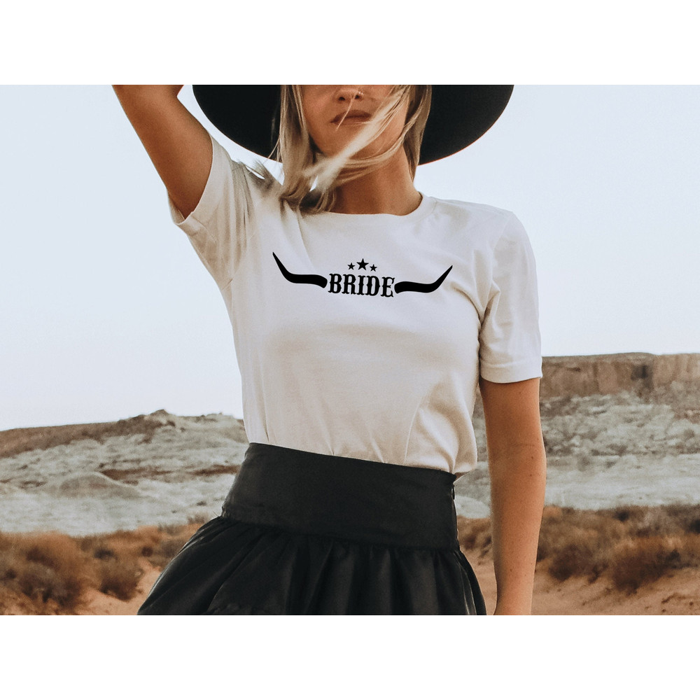 Bride Babe Shirts, Rodeo Bachelorette Shirt, Girls Trip Nashville, YeeHaw Shirt, Cowgirl Bridal, Brides Last Ride, Wedding Tee - 3.jpg