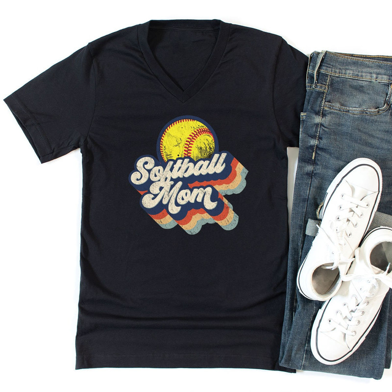 Softball Mom T-Shirt, Retro Softball, Mom Shirt, Softball Mom, Softball Shirt, Softball Mom Shirts, Mother Day Tee, Softball, Mom Shirt Gift - 3.jpg