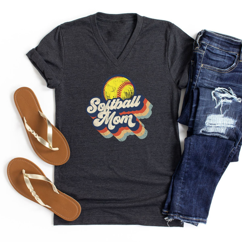 Softball Mom T-Shirt, Retro Softball, Mom Shirt, Softball Mom, Softball Shirt, Softball Mom Shirts, Mother Day Tee, Softball, Mom Shirt Gift - 4.jpg
