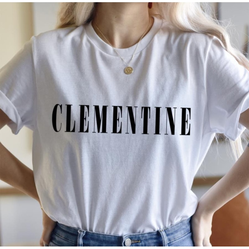 Clementine tee, graphic tee, women t-shirts, compy tee, loose fit - 2.jpg