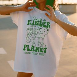 create a kinder planet tshirt, kinder planet ts