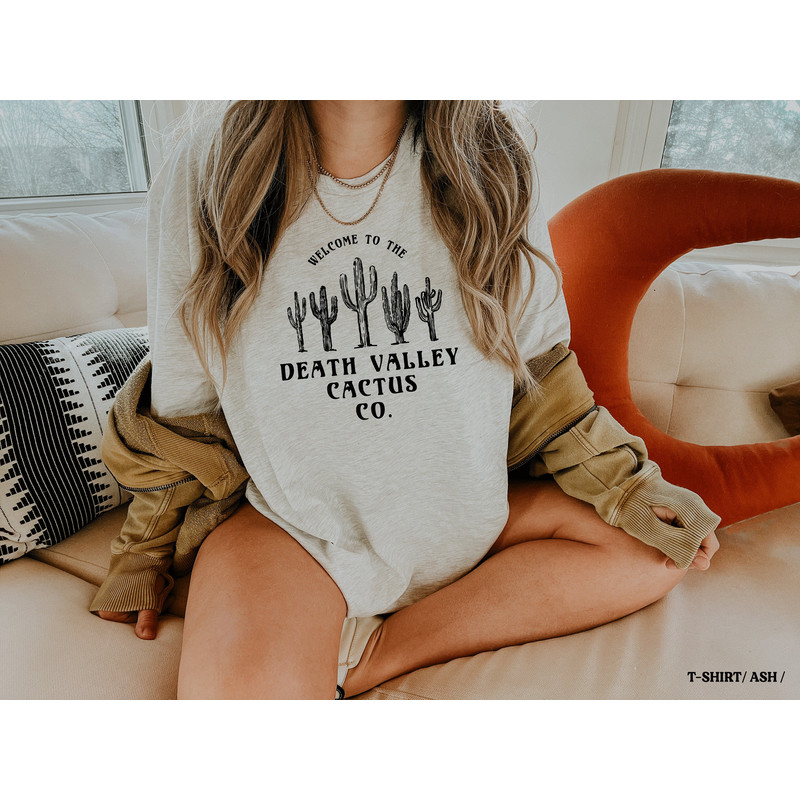 Death Valley Cactus Co Tee, boho vintage Style Tee, Oversized T-Shirt, Retro Shirt, Hippie Boho Tee - 2.jpg