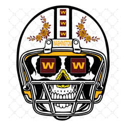 sugar skull washington svg, sport svg, washingto