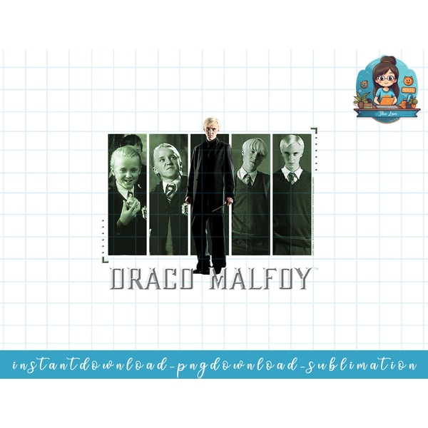 Harry Potter Draco Malfoy Panel Poster png, sublimate, digit - Inspire ...