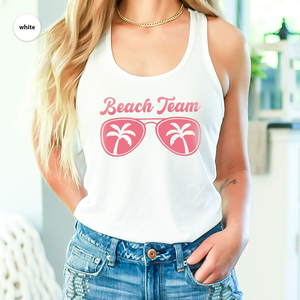 Summer Tank, Beach Graphic Tees, Vacation Tank, Summer Gift, Travel Tank, Sun Vneck Tank, Girls Trip Tank, Beach Outfit, Gift for Her - 1.jpg