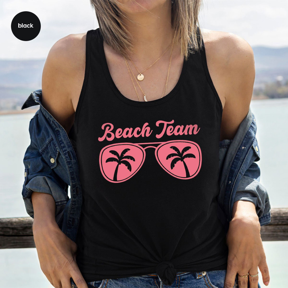 Summer Tank, Beach Graphic Tees, Vacation Tank, Summer Gift, Travel Tank, Sun Vneck Tank, Girls Trip Tank, Beach Outfit, Gift for Her - 2.jpg