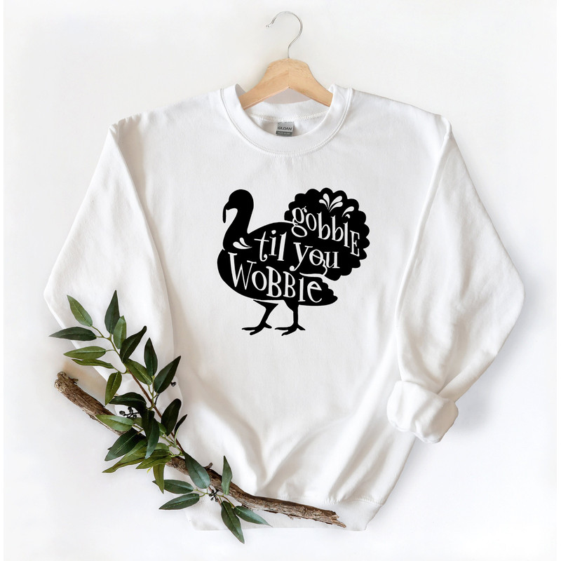 Gobble Til You Wobble Shirt, Thanksgiving Tee Shirt, Funny Turkey Shirt, Thanksgiving Shirt, Mom Thanksgiving, Thanksgiving Shirts For Women - 3.jpg