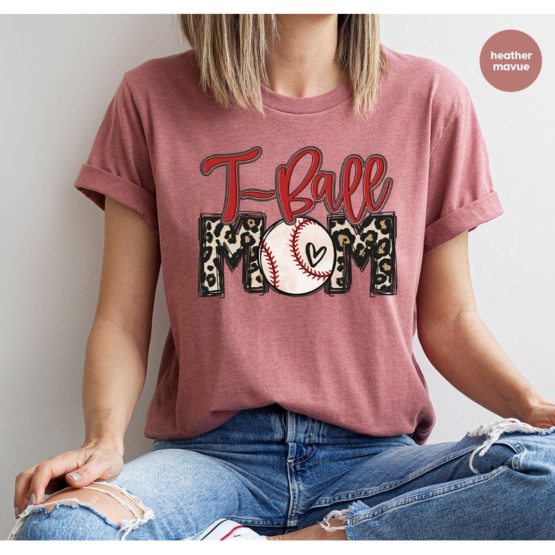 TBall Mom Shirt, TBall Gifts, Mothers Day Gift, Mom Gifts, Leopard Print TShirt, T Ball Graphic Tees, T Ball Mom Crewneck Sweatshirt - 1.jpg