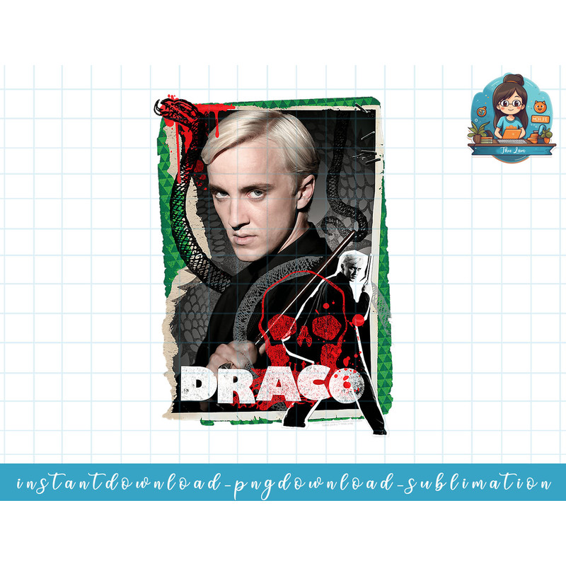 Harry Potter Draco Malfoy Photo Collage png, sublimate, digital download.jpg