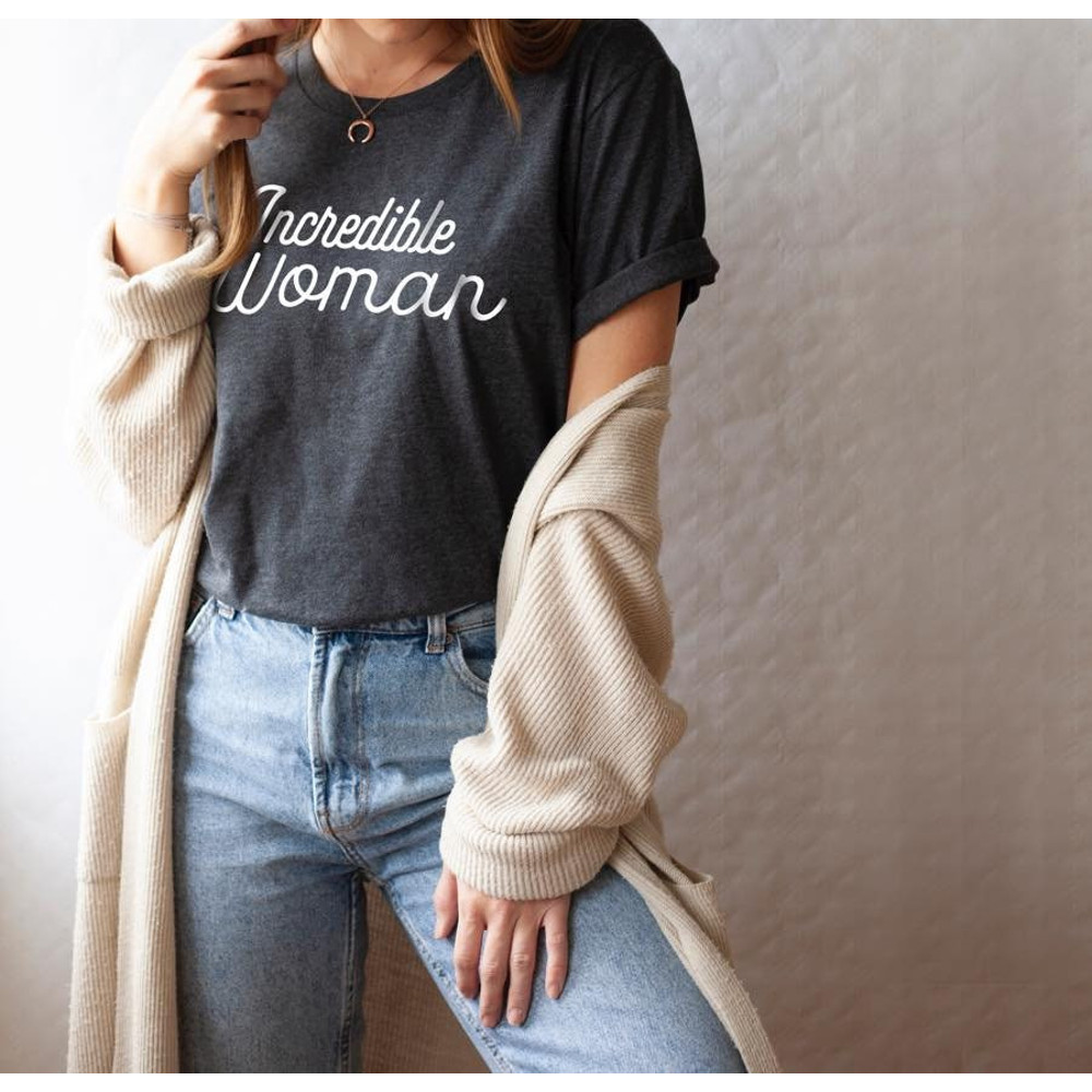 Incredible woman t-shirts, Feminist Tee, Girl Power Shirt, Woman Power Shirt, comfort colors shirt, Retro Shirt - 1.jpg