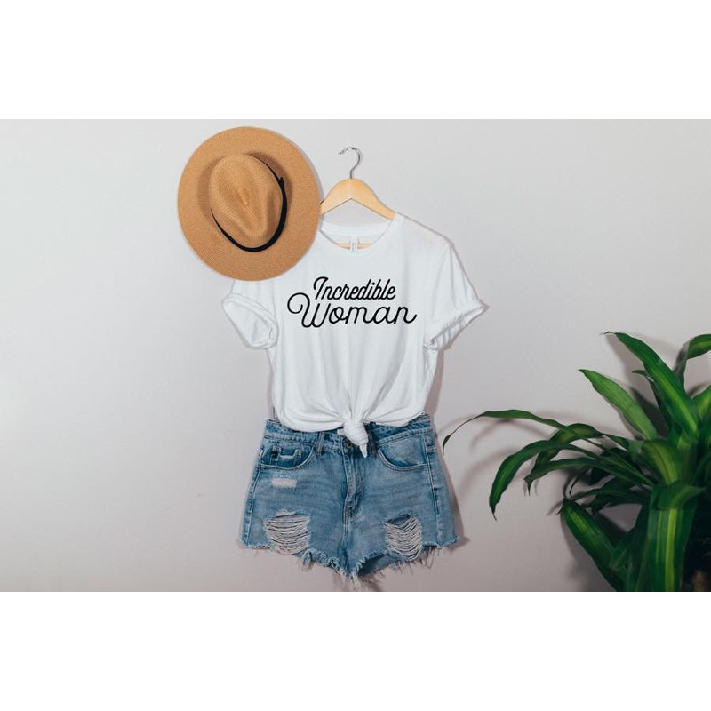 Incredible woman t-shirts, Feminist Tee, Girl Power Shirt, Woman Power Shirt, comfort colors shirt, Retro Shirt - 3.jpg