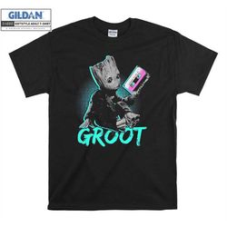 marvel guardians of the galaxy groot portrait t shirt hoodie hoody t-shirt tshirt s-m-l-xl-xxl-3xl-4xl-5xl oversized men